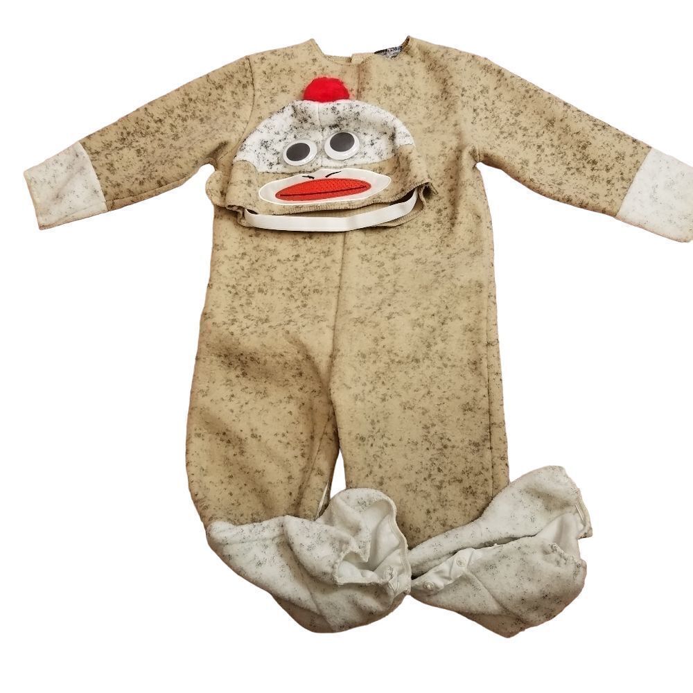 Sock Monkey costume 12-18 months